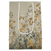 Amber meadow floral medium cadeauzakje (Achterkant)