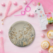 Amber meadow floral papieren bordje (Feest)