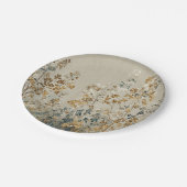 Amber meadow floral papieren bordje (Gekanteld)