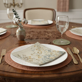 Amber meadow floral servet