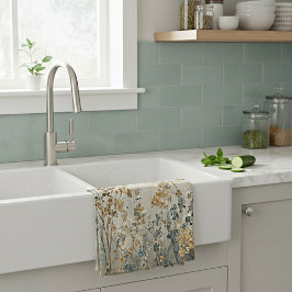 Amber meadow floral theedoek