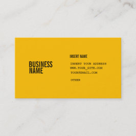 Amber met Kolommen Gecondenseerde Doopvonten Visitekaartje