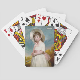 AMBER ~ MISS JULIANA WILLOUGHBY George Romney ~ Pokerkaarten