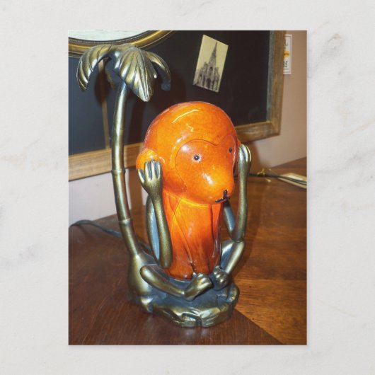 Amber Monkey Briefkaart (Voorkant)