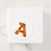 Amber Monogram A Ornament – ontwerp Bedankjes Labels (In situ)