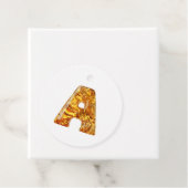 Amber Monogram A Ornament – ontwerp Bedankjes Labels (In situ)
