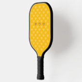 Amber monotone harten persoonlijk monogram pickleball paddle (Links)