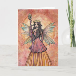Amber Moon Fantasy Fairy Art beroemd gemaakt door  Kaart