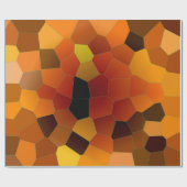 Amber Mosaic Pattern Cadeaupapier (Vlak)