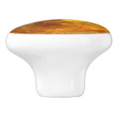 Amber Natuur Pattern Keramische Knop (Zijkant)