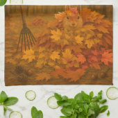 Amber Nest Wide Border Kitchen Towels Theedoek (Gevouwen)