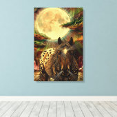 Amber Paard Aura Canvas Afdruk (Insitu (Houten vloer))