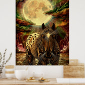 Amber Paard Aura Poster (Keuken)