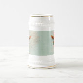 Amber Peeking Giraffe Stein Bierpul (Center)