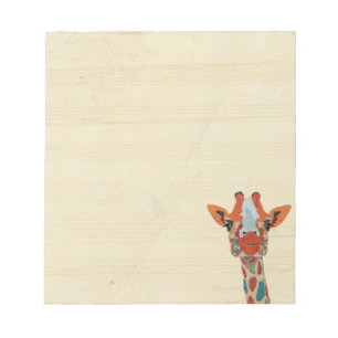 Amber Peking Giraffe-laptop Notitieblok