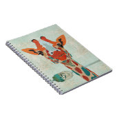 Amber Peking Giraffe Monogram notebook Notitieboek (Rechterzijde)
