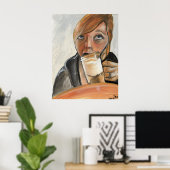 "Amber" Poster (Thuiskantoor)