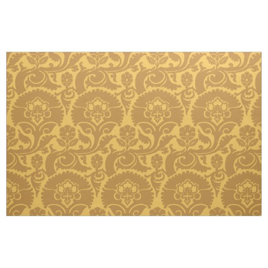 Amber Renaissance Bloem Stof (Fat Quarter)