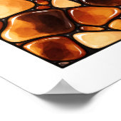 Amber schildpad poster (Hoek)