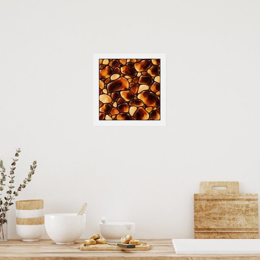 Amber schildpad poster (Keuken)