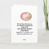 AMBER SILVERSTAR'S HOLIDAY HAPPY DAY GROETJES FEESTDAGEN KAART (Achterkant)