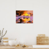 Amber Skies Poster (Keuken)