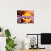 Amber Skies Poster (Thuiskantoor)