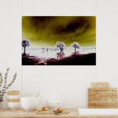 Amber Sky Poster (Keuken)