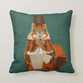Amber Squirrel Pillow Kussen