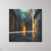 Amber Stille Kamer Canvas Afdruk (Voorkant)