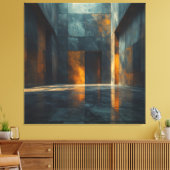 Amber Stille Kamer Canvas Afdruk (Insitu (Woonkamer))