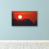 Amber Sunrise Canvas Afdruk (Insitu (Houten vloer))