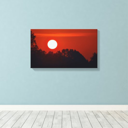 Amber Sunrise Canvas Afdruk (Insitu (Houten vloer))