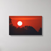 Amber Sunrise Canvas Afdruk (Voorkant)