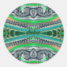 AMBER ~  tinten Groen Blauw Roze Fractal ~