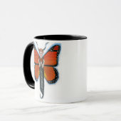 Amber van de Monarch Butterfly Mok (Voorkant links)