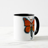 Amber van de Monarch Butterfly Mok (Voorkant rechts)