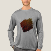 Amber vervaagt Tri-Blend shirt (Voorkant volledig)
