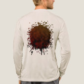 Amber vervaagt Tri-Blend shirt (Achterkant volledig)
