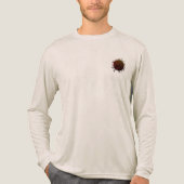 Amber vervaagt Tri-Blend shirt (Voorkant volledig)