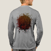 Amber Vervaging Tri-Blend Shirt (Achterkant volledig)