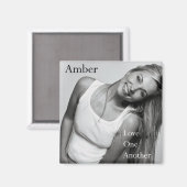 AMBER vierkante magneet (Voorkant / Achterkant)