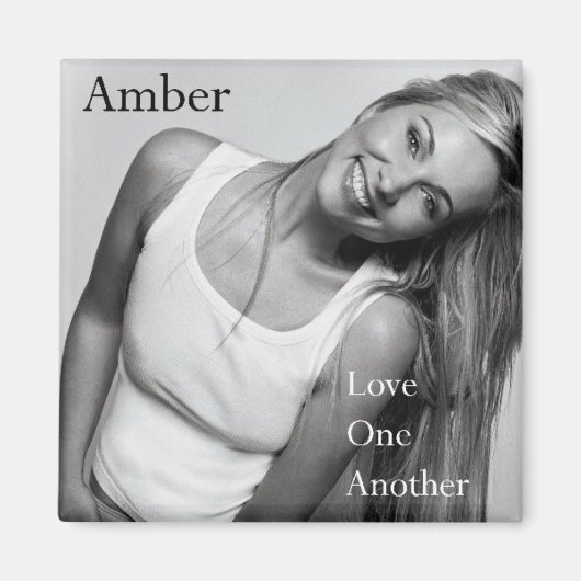 AMBER vierkante magneet (Voorkant)