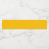 Amber Waterfles Etiket (Enkel label)