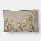 Amber weide bloemenkleuren monogram etui (Achterkant)
