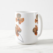 Amber Whisper Petals in the Dark Quiet Bloom Ember Koffiemok (Voorkant rechts)