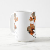 Amber Whisper Petals in the Dark Quiet Bloom Ember Koffiemok (Voorkant links)