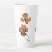 Amber Whisper Petals in the Dark Quiet Bloom Ember Latte Mok (Voorkant)