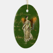  Amber Wing Fairy Keramisch Ornament (Rechts)