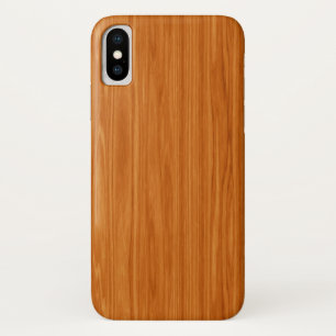 Amber Wood Graan iPhone X Hoesje